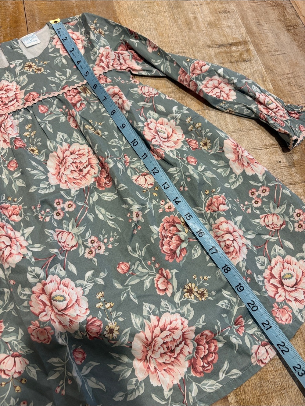 NWT Edgehill Collection Girls Floral Long-Sleeve Dress 4t - Picture 8 of 8